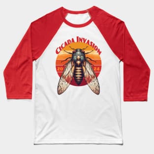 Cicada Invasion 2024 Baseball T-Shirt